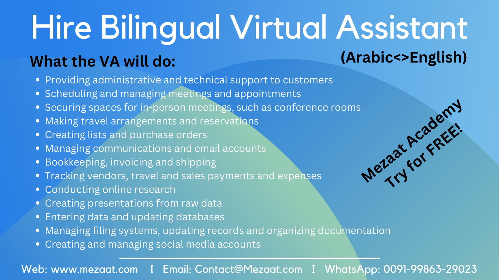 Virtual Assistance Services